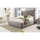 Eleganza Temple Marble Small Double Bed Frame - Grey