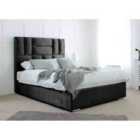 Eleganza Ofsted Plush Small Double Bed Frame - Black