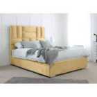 Eleganza Ofsted Plush Small Double Bed Frame - Beige