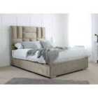 Eleganza Ofsted Plush Double Bed Frame - Grey