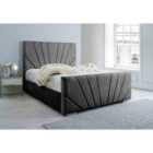 Eleganza Marco Plush Small Double Bed Frame - Black