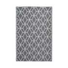 Best For Boots OC25 Graphical Garden Carpet - Grey/White