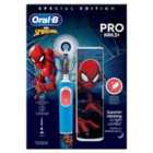 Oral-b Pro Kids Spider-man Electric Toothbrush With Travel Case