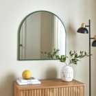 Arch Metal Overmantel Wall Mirror