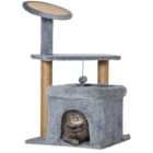 PawHut Cat Tree Tower with Scratching Post