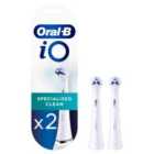 Oral-b Io Specialised Clean Toothbrush Heads, Pack Of 2 Counts