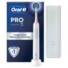 Oral-b Pro Series 3 White Electric Toothbrush + Travel Case
