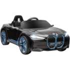 Tommy Toys BMW I4 Kids Ride On Electric Car Black 12V