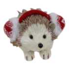Hedgehog with Ear Muffs