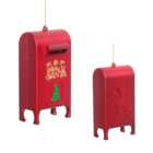 Letters To Santa Mail Box Hanging - Red