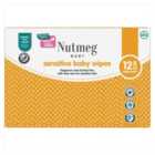 Nutmeg Sensitive Fragrance Free Baby Wipes 12 x 60 per pack
