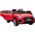 Tommy Toys Audi E Tron Kids Ride On Electric Car Red 12V