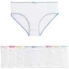 M&S Girls Pure Cotton Knickers, 10 Pack, 2-12 Years, White