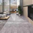 vidaXL PVC Flooring Planks 5.02 M² 2mm Self-adhesive Cement Brown