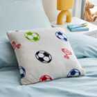 Football Fleece Cushion