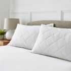 Pack of 2 Cotton Blend Pillow Protectors