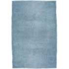 Homemaker Denim Blue Snug Plain Shaggy Rug 160 x 230cm