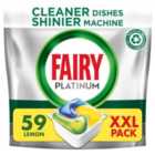 Fairy Platinum All In One Auto Dishwashing Tablet Lemon 59 per pack