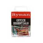 232889 Ryman paperclips 31mm asstd