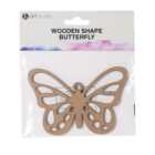 Art Studio Wooden Butterfly Shape