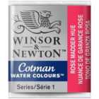Winsor and Newton Cotman Watercolour Half Pan Paint - Rose Madder Hue