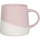 Two-Tone Stoneware Mug - Pink