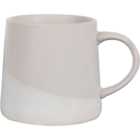 Two-Tone Stoneware Mug - Grey
