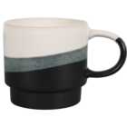 White and Black Colour Graded Mug