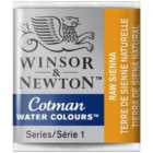 Winsor and Newton Cotman Watercolour Half Pan Paint - Raw Sienna