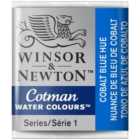 Winsor and Newton Cotman Watercolour Half Pan Paint - Cobalt Light Blue Hue