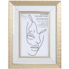 The Port. Co Gallery Lexi Gold Mirrored Photo Frame 6 x 4 inch