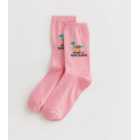 Pink What's Quacking Duck Socks