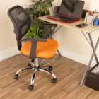 Loft Orange Mesh Swivel Home Office Chair