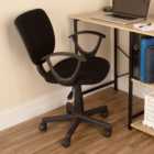 Loft Black Swivel Home Office Chair
