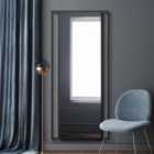 Mirroroutlet Fenestra - Black Modern Wall And Full Length Leaner Mirror 71" X 31" (180 X 80cm)