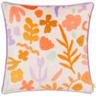furn. Amelie Doodles Floral Velvet Cushion