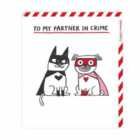 Partner In Crime Valentine's Day Card 