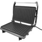 Quest Silver and Black Compact Panini Press and Grill 750W