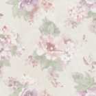 Galerie Country Cottage Floral Bloom Pink and Green Wallpaper
