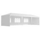 Outsunny Garden Gazebo Marquee Party Wedding Tent Canopy (9m x 3m) - White
