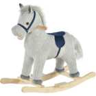 Tommy Toys Rocking Horse Pony Toddler Ride On Grey
