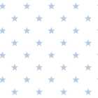 Galerie Deauville 2 Star Light Blue and White Wallpaper