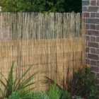 WOODSGOOD Natural Woven Reed Cane Screen 150cm