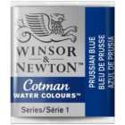 Winsor and Newton Cotman Watercolour Half Pan Paint - Prussian Blue