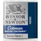 Winsor and Newton Cotman Watercolour Half Pan Paint - Indigo