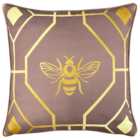 furn. Bee Deco Blush Geometric Cushion