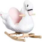 Tommy Toys Rocking Swan Baby Ride On White
