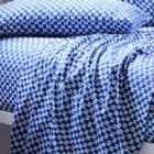 Martex Petite Painted Check Fitted Sheet Single