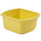 Small Rectangular Washing Up Bowl - Mustard