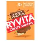 Ryvita Crispy Snacks Salted Caramel Chocolate Snack Packs 78g